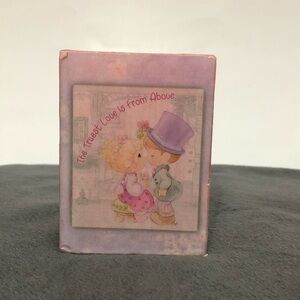 2001 Precious Moments Square Wrapped Candle